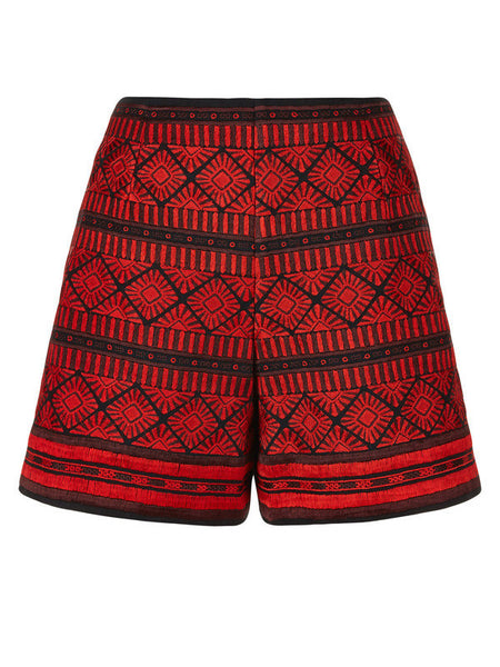 Uzma Bozai Hand Embroidered Bibi Shorts