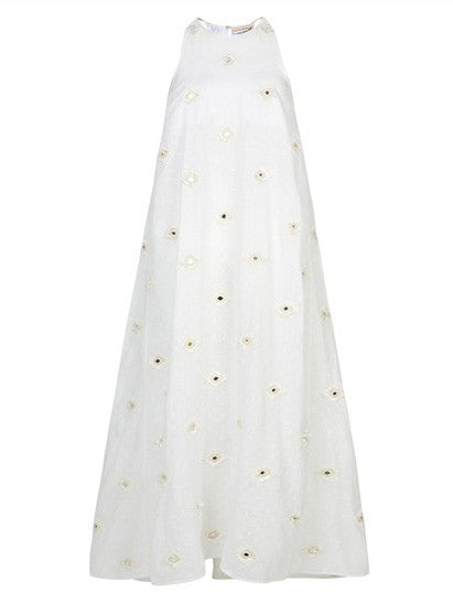 Uzma Bozai Hand Embroidered Tabby Dress