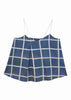 Eight Hour Studio Organic Cotton Camisole - Navy Blue