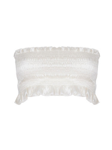 Cloe Cassandro Hand Made Silk Bandeau Top