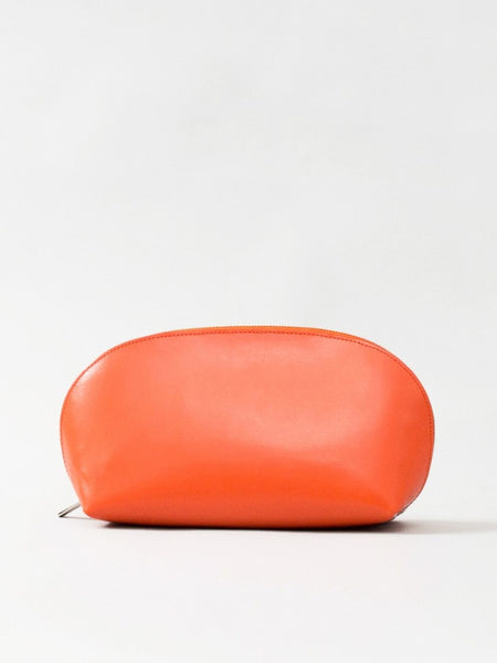 Paperthinks Recycled Leather Travel Pouch - Orange