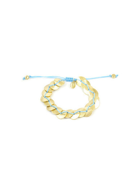 Beach Candy Fair Trade Charm Bracelet - Blue