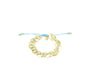 Beach Candy Fair Trade Charm Bracelet - Blue