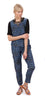 Uzma Bozai Crepe de Chine Trousers