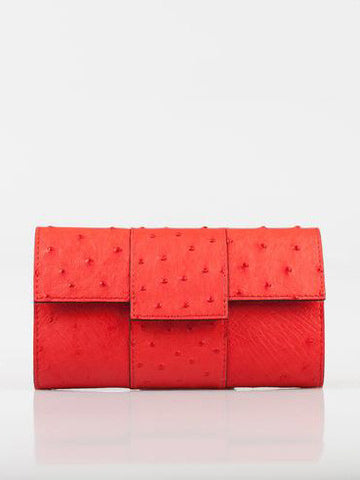 Bernice Angelique Ostrich Leather Siren Bag