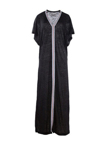 Pitusa Fairtrade Inca Abaya - Black