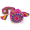 Castellano Hand Woven Mochila Bag - Fuchsia