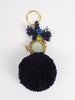 Bohemia Hand Made Pom Pom Mirror Keyring
