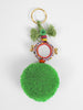 Bohemia Hand Made Pom Pom Mirror Keyring
