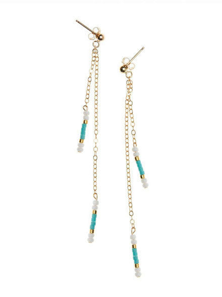 Sidai Handmade Double Drop Earring