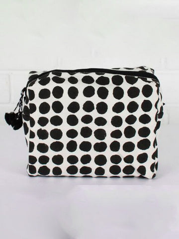 Bohemia Hand Made Spot Print Wash Bag