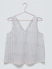 Eight Hour Studio Organic Cotton Open Back Tank Top - Blue