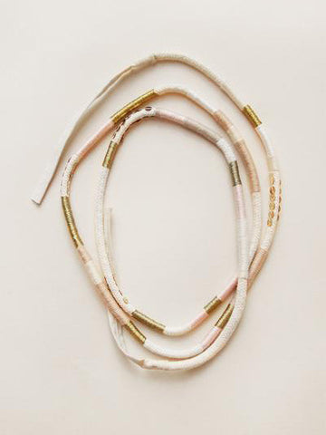 Indego Africa Hand Stitched Sequin Cord Belt