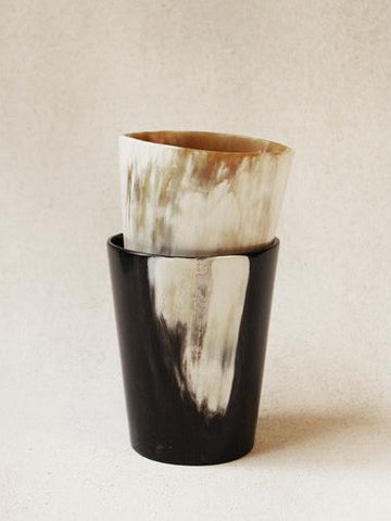 Indego Africa Upcycled Whiskey Horn Tumblers