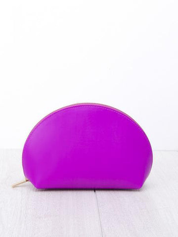 Paperthinks Recycled Leather Cosmetic Pouch - Magenta