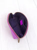 Paperthinks Recycled Leather Cosmetic Pouch - Magenta