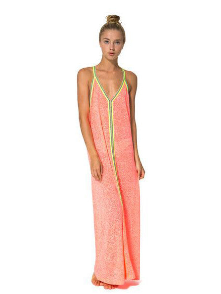 Pitusa Fairtrade Inca Sun Dress - Watermelon