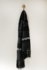 Indego Africa Hand Loomed Black Scarf