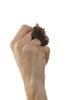 Ruda Hand Sculpted Wood Ring - Pink Gem